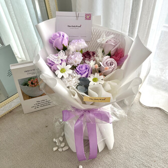 Light violet mix blooms